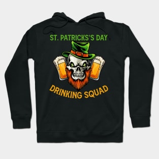 St. Patricks's Day Drinking 2021 Squad Family Bar Parade Hoodie